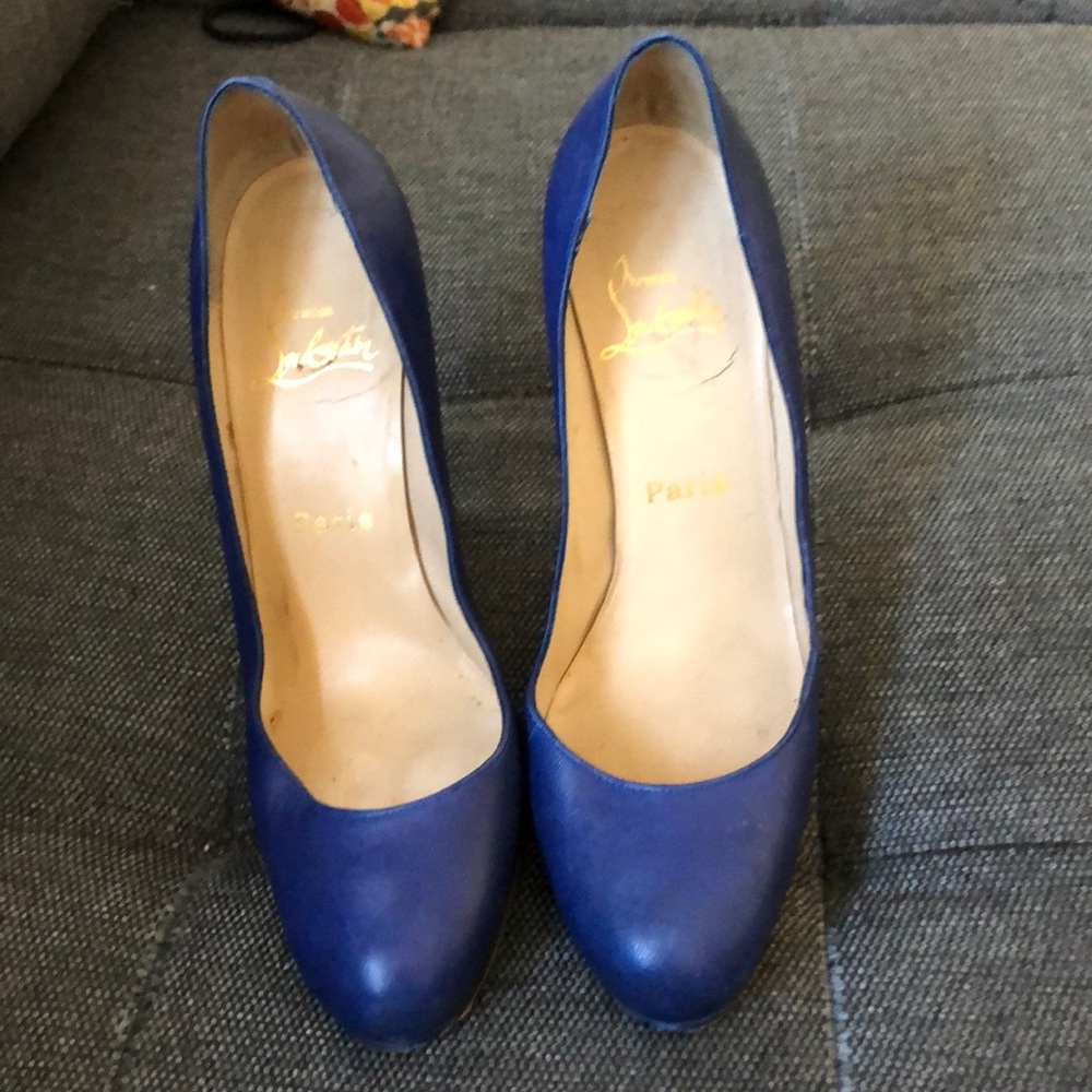 Christian Louboutin BLUE pumps